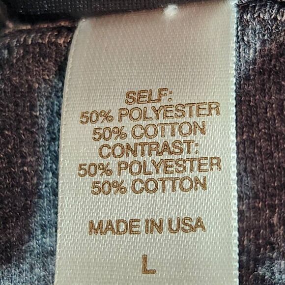 Daytrip Black Mineral Washed Tee with Metal Stud Detail Size Large - Picture 8 of 10